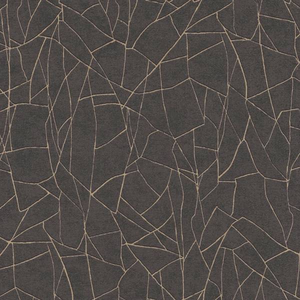 Vliestapete 399344-GU Schwarz - Fleece - 53 x 1005 x 1 cm
