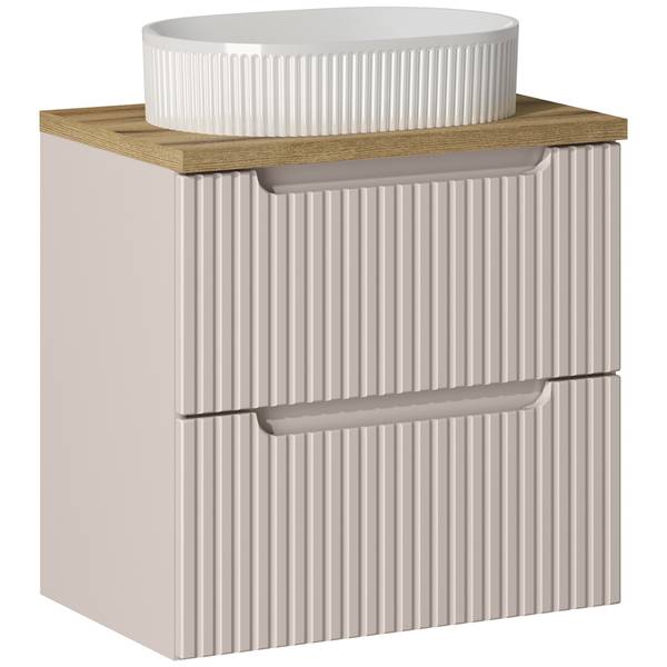 Waschtisch NEWPORT-56-69 Beige - Holzwerkstoff - 60 x 71 x 40 cm