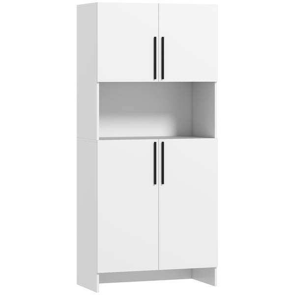 Küchenschrank 83A-230V90WT Weiß - Holzwerkstoff - 40 x 175 x 79 cm