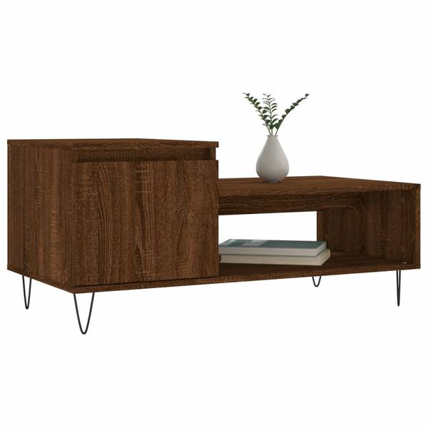 Couchtisch D638 Eiche Schwarzbraun Dekor