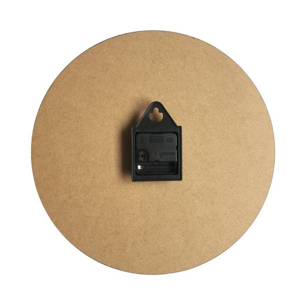Horloge murale RE6145 Marron - Bois manufacturé - 4 x 34 x 34 cm