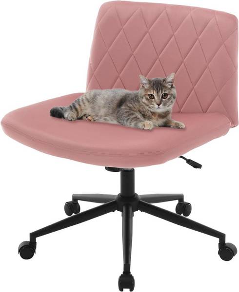 Bürostuhl Slavisa Pink - Samt - 64 x 88 x 50 cm