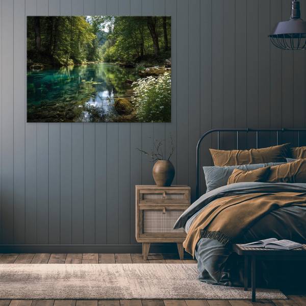 Leinwandbild Wald SPP16464 120 x 80 x 3 cm