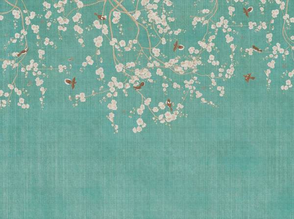 Fototapete 399211-GU Blau - Fleece - 371 x 280 x 1 cm