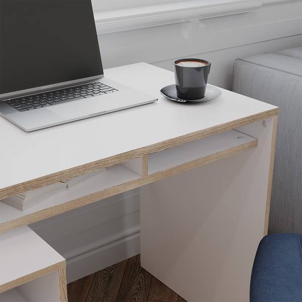 Schreibtisch Tetrix 56544 Weiß