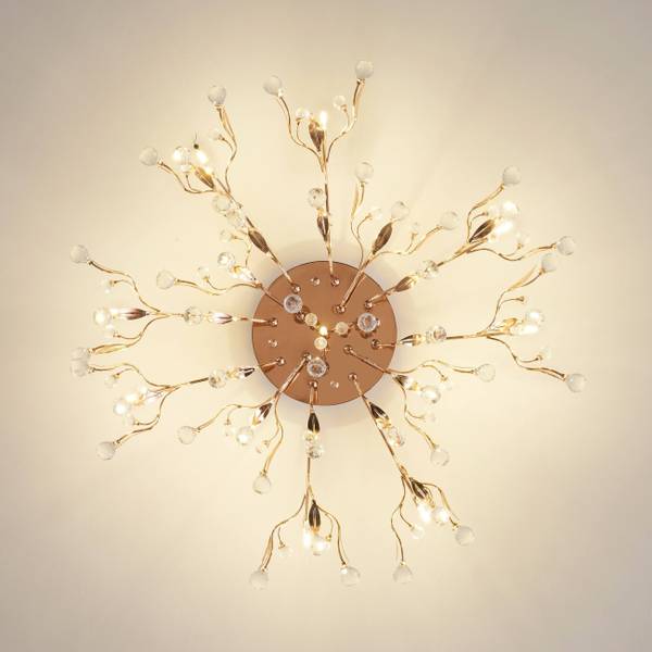 Deckenleuchte Gutenstein Gold - Metall - 78 x 29 x 29 cm
