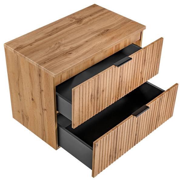 Badmöbel-Set ADELAIDE-56-108 4er-Set Braun - Holzwerkstoff - 180 x 200 x 47 cm
