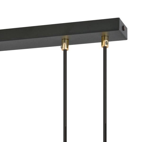 Pendelleuchte VK86818473 Schwarz - Stahl - 1 x 115 x 1 cm