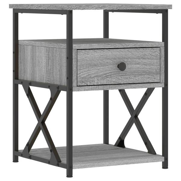 Nachttische 2er Set W713 Grau