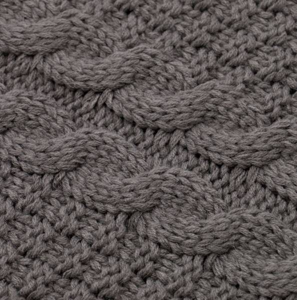 Kuscheldecke 00000160 Grau - Textil - 60 x 1 x 180 cm