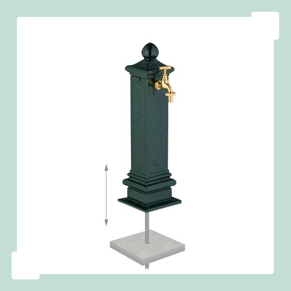 Fontaine extérieure de jardin Vert foncé - Doré