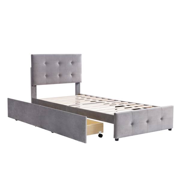 Polsterbett VELV Ⅰ Grau