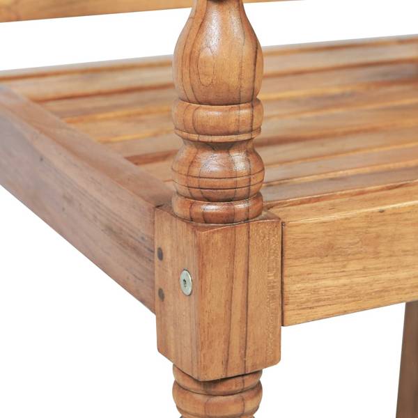 Gartenbank Braun - Teakholz - 150 x 84 x 150 cm