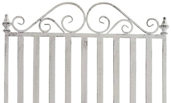 Schommelstoelen Smilla set van 2 wit - metaal - 56 x 94 x 90 cm