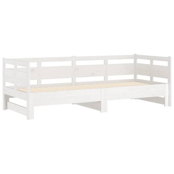 Tagesbett 3015648 Weiß - Kiefer - 181 x 66 x 203 cm