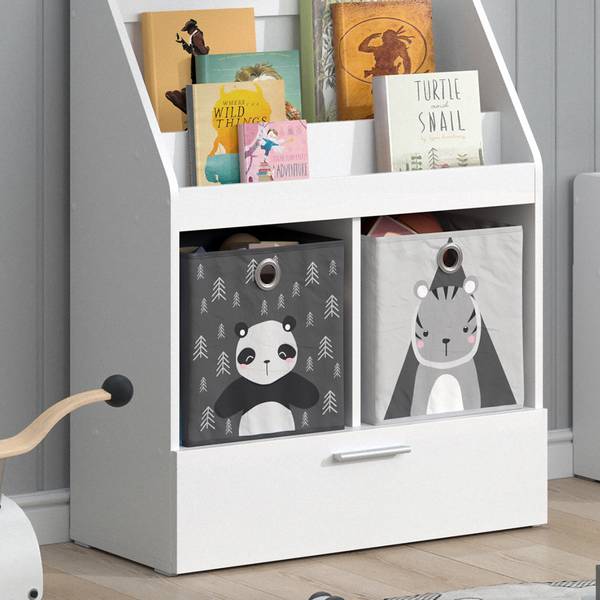 Kinderregal Luigi 39445 Weiß - Holzwerkstoff - 72 x 97 x 32 cm