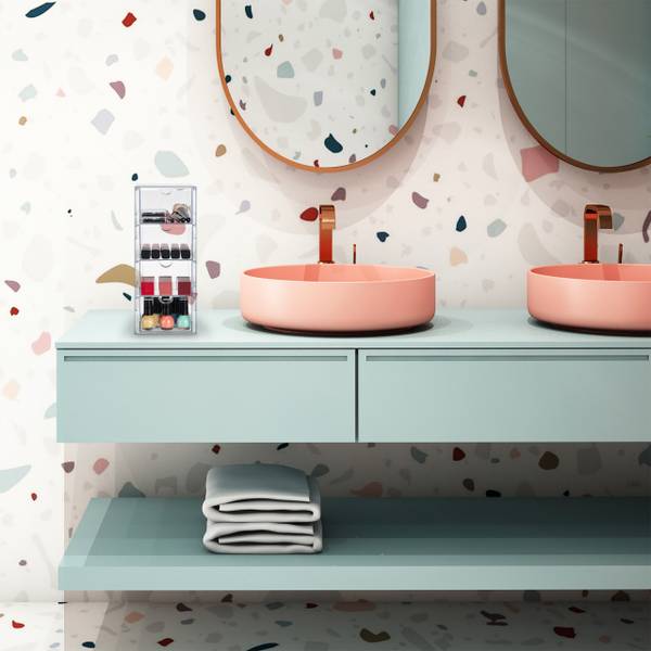 Organiseur 4 compartiments Matière plastique - 11 x 25 x 18 cm