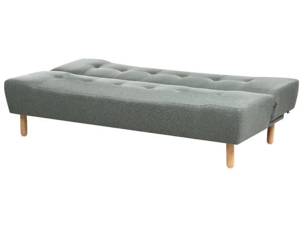 Canapé convertible ALSTEN Marron - Vert - Textile - 183 x 80 x 79 cm