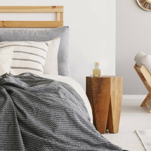 Dekoleuchte aus Beton Gold - Grün - Eisen - Beton - 9 x 9 x 9 cm