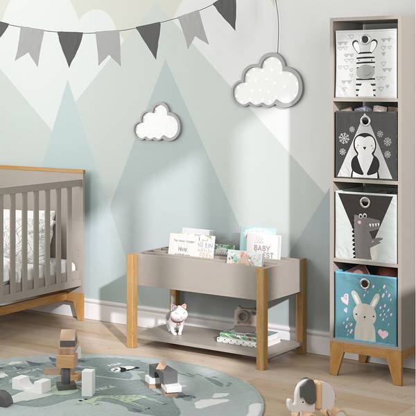 Bibliothèque enfant Malia 52192 Beige - Bois manufacturé - 80 x 46 x 40 cm