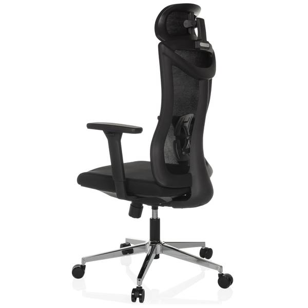 Bürostuhl KAMIAK Schwarz - Polyester - 68 x 132 x 68 cm