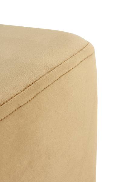 Pouf  10766 Gelb - Webstoff - 37 x 44 x 37 cm