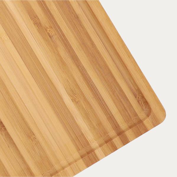 Serviertablett BAMBOU Beige - Bambus - 17 x 2 x 40 cm