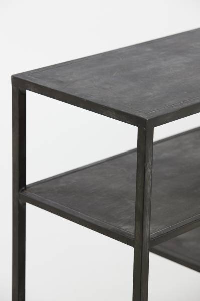 Anrichte YLAYA Schwarz - Metall - 140 x 81 x 35 cm