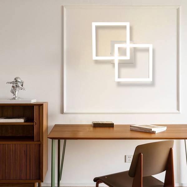 Plafonnier LED Mansell 33 x 7 x 33 cm