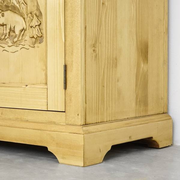 Kommode Jagna 7 Gelb - Fichte - 153 x 85 x 46 cm