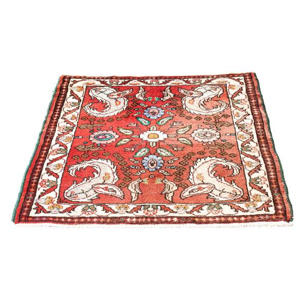Orientteppich Oriental Rot - Wolle - 75 x 1 x 81 cm
