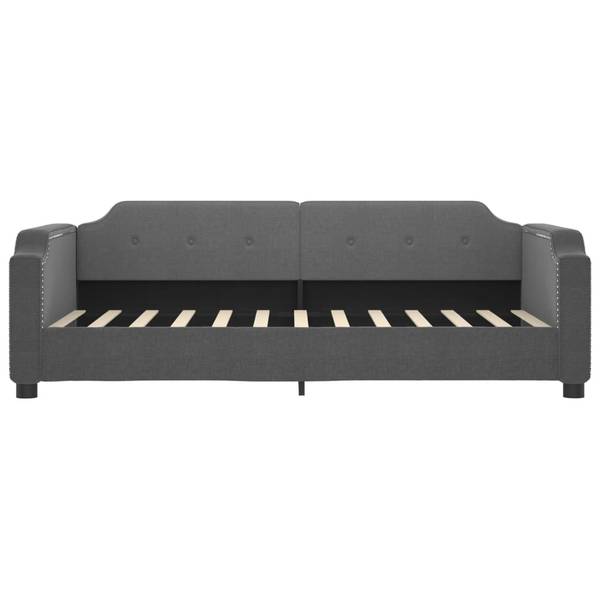 Slaapbank 3030082 grijs - metaal - 223 x 66 x 100 cm