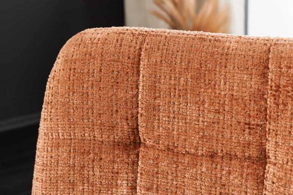 Stuhl TRES CHIC Braun - Chenille - Polyester - 44 x 88 x 52 cm