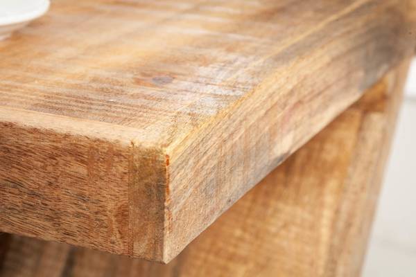Beistelltisch Z Braun - Massivholz - 45 x 60 x 30 cm