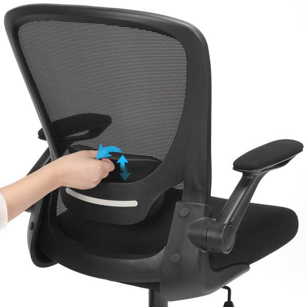 Bürostuhl Schreibtischstuhl ergonomisch Schwarz - Kunstleder - 60 x 107 x 66 cm