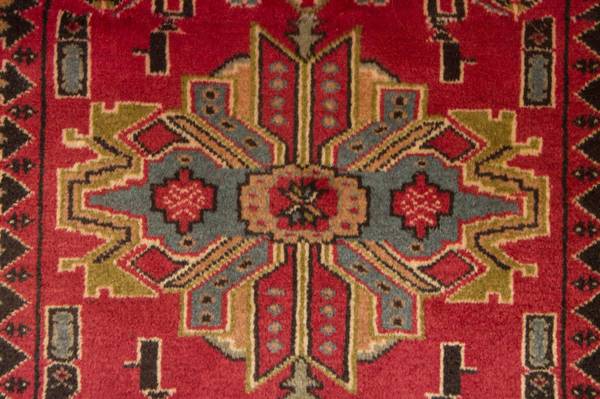 Orientteppich Nomadic Rot - Wolle - 82 x 1 x 200 cm
