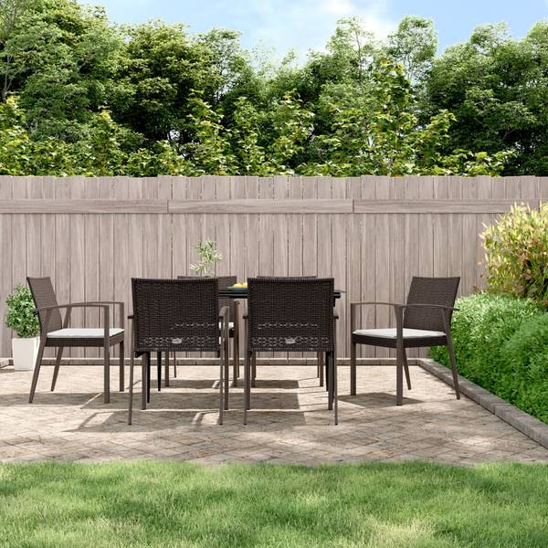 Gartenstuhl 3028936-3  (6er Set) Braun