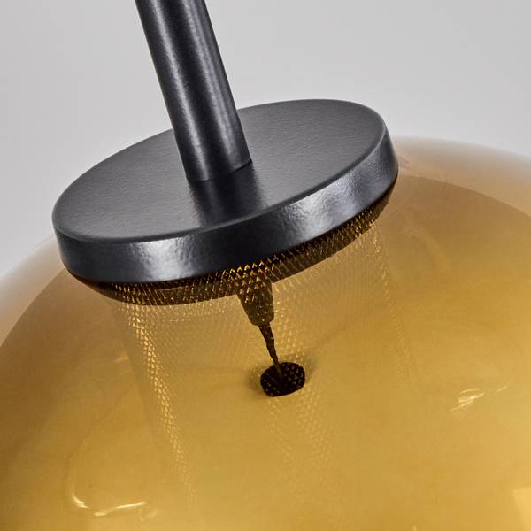 Deckenleuchte Cesaro Gold - Aluminium - Klarglas - 24 x 145 x 24 cm