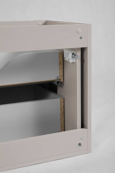 Badezimmerschrank Rhein III Kaschmir - Breite: 101 cm