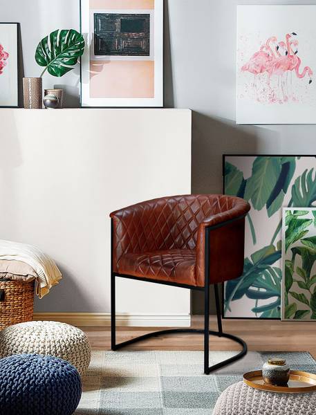 Sessel 6747 Braun - Massivholz - 60 x 76 x 62 cm