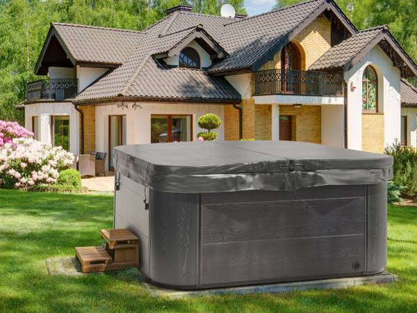 Outdoor Whirlpools TULAROSA Schwarz - Graphit - Grau - Silber - Weiß