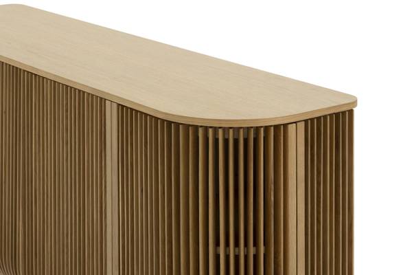Sideboard Franz Beige - Eiche - 45 x 69 x 175 cm
