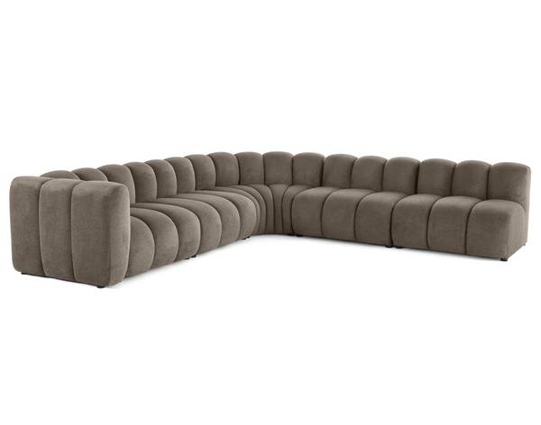 Ecksofa DEBBIE Taupe
