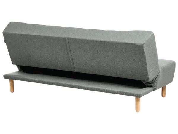 Canapé convertible ALSTEN Marron - Vert - Textile - 183 x 80 x 79 cm