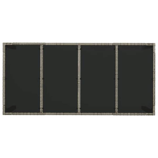 Garten Essgruppe 3029226-3 (7-teilig) Grau - Stahl - 190 x 75 x 90 cm
