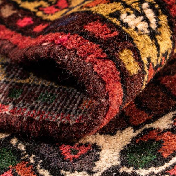 Handgeknüpft Kurzflorteppiche Rot - Wolle - 70 x 1 x 320 cm