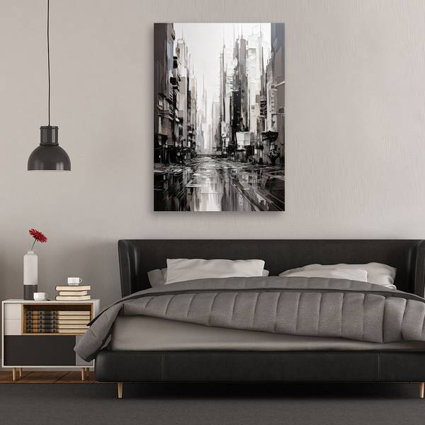 Wandbild stadt architektur 40 x 60 cm