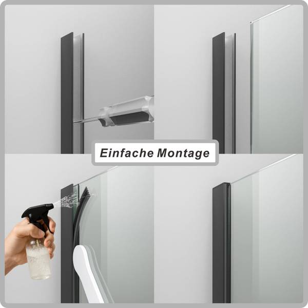 Handtuchhalter Walk in Dusche GWALAS Breite: 120 cm