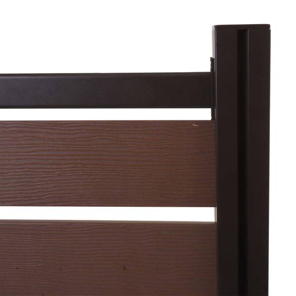 Aluminium afvalbakkenhek K57 bruin