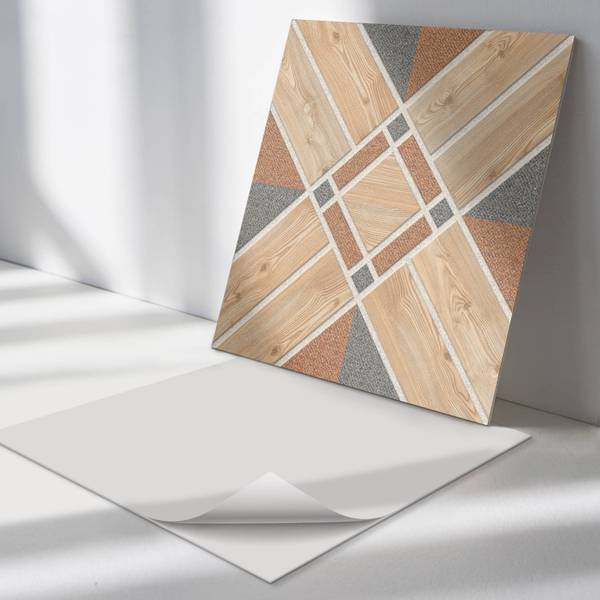 Fliesen Geo Holz 4er Set 50 x 50 cm
